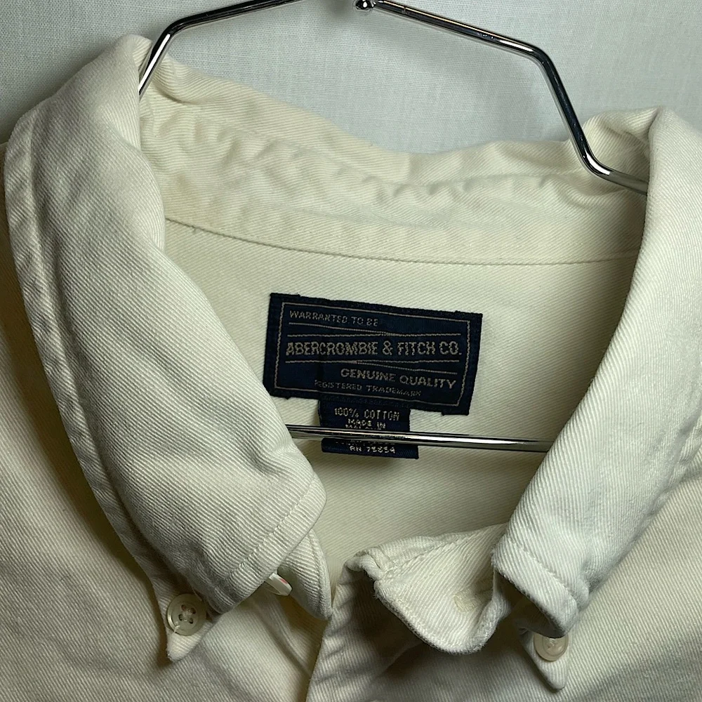 Men’s Abercrombie & Fitch Shirt Size 16/5-33 - Picture 3 of 7